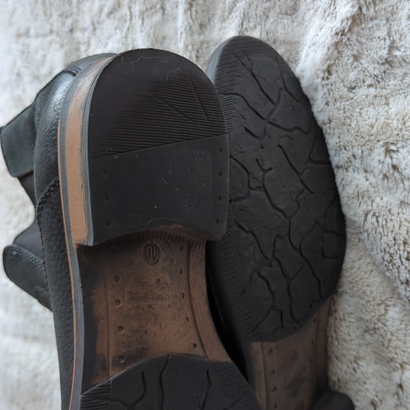 Frank Wright Mens Willow Leather Ankle Chelsea Boots Black Size 10 Medium - Picture 8 of 8